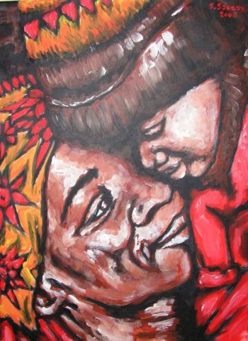 L'artiste steve sauzay - La femme et l'enfant