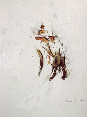 l'hiver - Peinture - Plamen Kostov