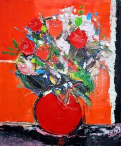 Voir cette oeuvre de SOPHIE BOURGON: Bouquet Orange