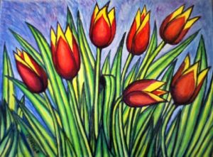 Voir cette oeuvre de Stephane CUNY: Tulipes III