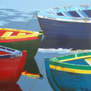 Voir le détail de cette oeuvre: Barques clorées