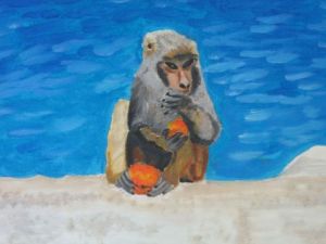 Voir cette oeuvre de yayou: singe sacré