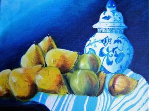 Voir cette oeuvre de Lisa: Citrons et pot