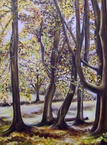 L'artiste Muriel Besson - sois bois d'automne