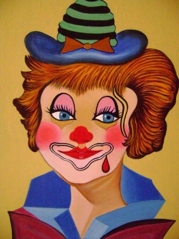 clown - Peinture - Liseletoudic
