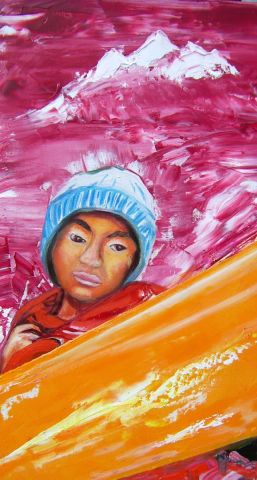 L'artiste Martine Bach - O Tibet 