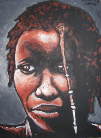 Sénégal - Peinture - steve sauzay
