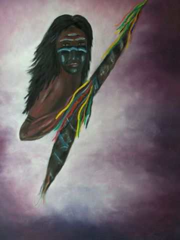 guerrier indien - Peinture - danielle guerrier indien - Peinture - danielle