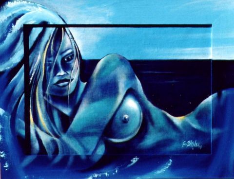 L'artiste Stephane Bagneris - Ladt blue