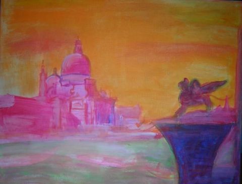 La Salute à Venise - Peinture - Marie-Ange Babey-Gherardi