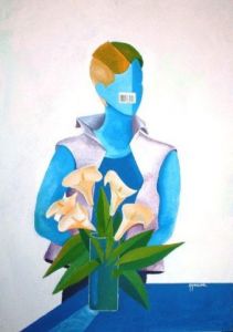 Voir cette oeuvre de abdelali announi: blue woman