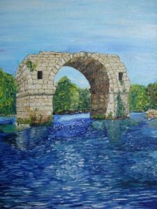 Voir cette oeuvre de Pierre-Romain LANVIN: pont abrussum sur la voie dominicienne 