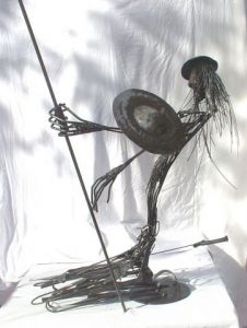 Sculpture de christophe mouillet: l'homme de la mancha