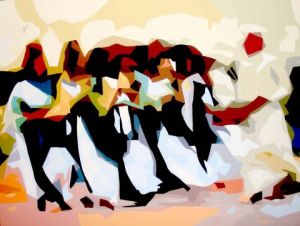 Voir cette oeuvre de M Lyoubi: Danse  d'Imilchile 