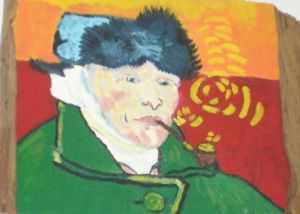 Oeuvre de Murielle: D'après l'oeuvre de Van Gogh L'oreille Coupée