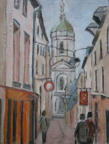 Vieille Rue de Rennes - Peinture - georges DUVAL