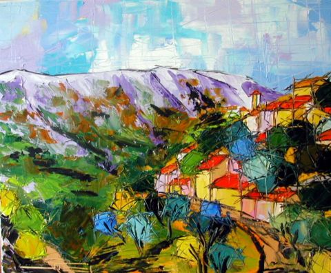 L'artiste JIEL - LE PETIT VILLAGE DE BRANTES NON LOIN DU MONT VENTOUX L'artiste JIEL - LE PETIT VILLAGE DE BRANTES NON LOIN DU MONT VENTOUX