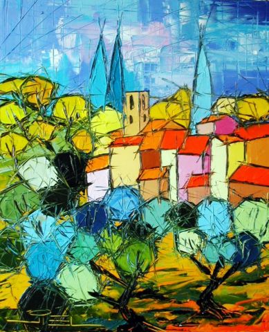 L'artiste JIEL - LE PETIT VILLAGE AUX OLIVIERS L'artiste JIEL - LE PETIT VILLAGE AUX OLIVIERS