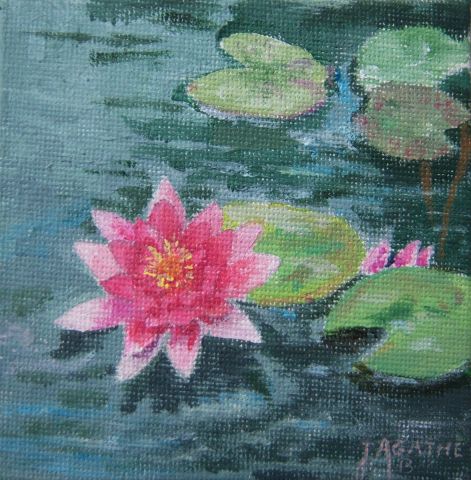 Lotus - Peinture - Agathe BONNET