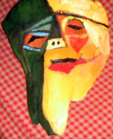 L'artiste didier jullien - Masque de couleurs