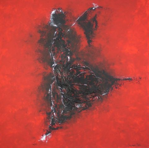 danceuse - Peinture - Stephanie Durbic