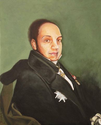 Portrait d'ancêtre 1 - Peinture - Arnaud Griselin