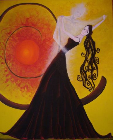 Tango andalou - Peinture - hakata ooh Tango andalou - Peinture - hakata ooh