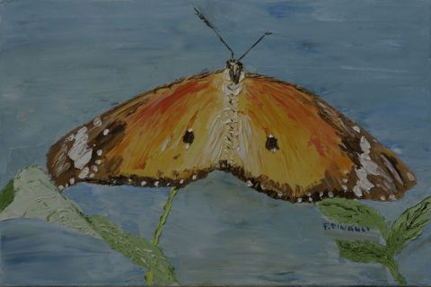 Papillon 1 - Peinture - Le Champenois