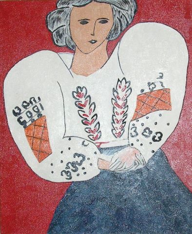 D'après l'Oeuvre de Matisse La Blouse Roumaine  - Mixte - Murielle