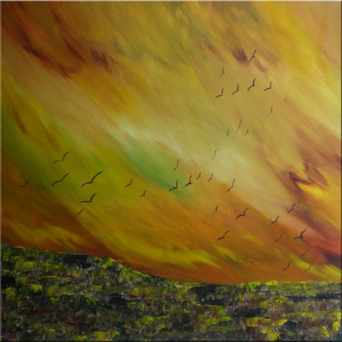 Le vol - Peinture - Nataera Le vol - Peinture - Nataera