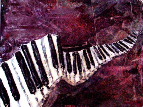 PIANO - Peinture - WYKINE