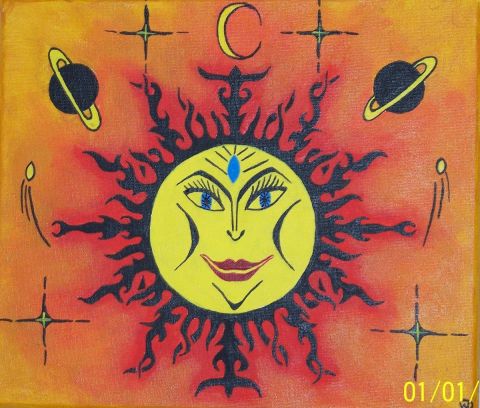 L'artiste titdelfee - soleil tribal