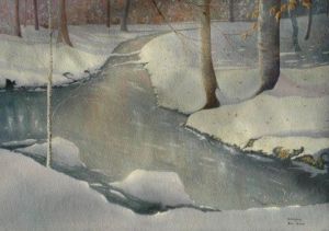 Voir cette oeuvre de A Chevereau: reflets d'hiver