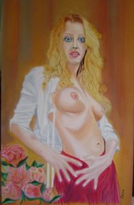 Voir le détail de cette oeuvre: Jeune fille nue aux roses.