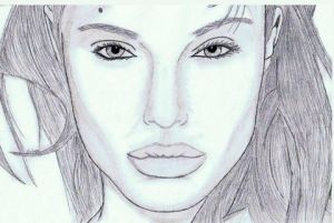 Dessin de Eve: Angelina Jolie