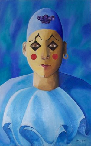 petrof le clown - Peinture - frederic sauze petrof le clown - Peinture - frederic sauze