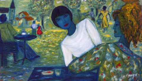 regard de femme - Peinture - stefan et  maryvonne weinglass lambert regard de femme - Peinture - stefan et  maryvonne weinglass lambert