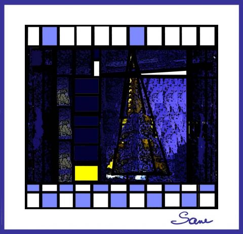 L'artiste Sane - Tour Mondrian