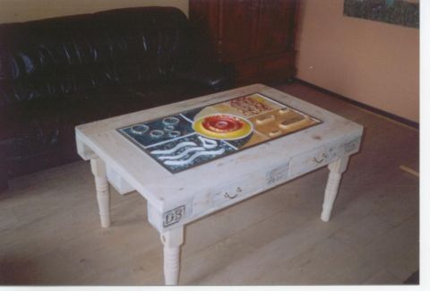 table de salon - Artisanat - l'artistjee table de salon - Artisanat - l'artistjee