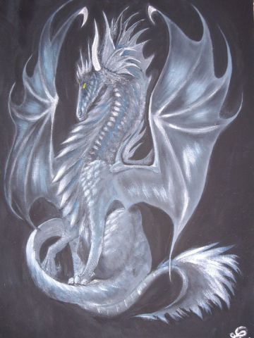 dragon - Peinture - lafurette
