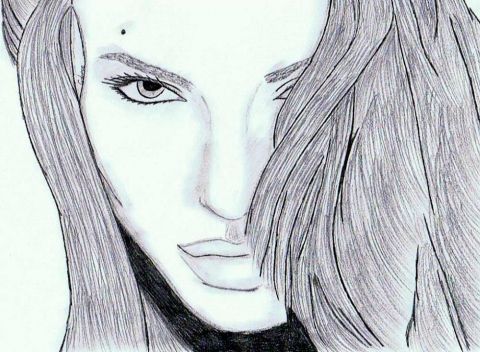 Angelina Jolie - Dessin - Eve