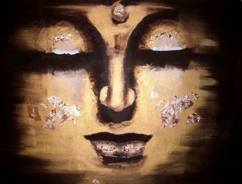 Pteti Bouddha - Peinture - ornellajoy