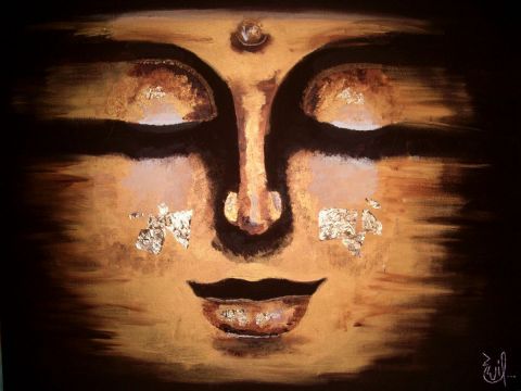 Grand Bouddha - Peinture - ornellajoy