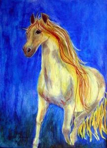 Peinture de chantalthomasroge: Son cheval