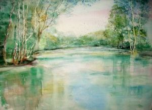 Peinture de IANINA LAGODA: Loiret en été