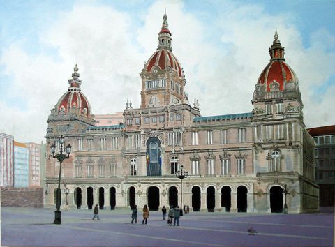 Ayuntamiento de la Coruña - Peinture - lois