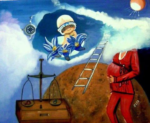 Le Rêve de CHARLOTTE - Peinture - CLEA Le Rêve de CHARLOTTE - Peinture - CLEA