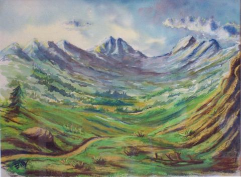 vallée marcadau (h.pyrénées) - Peinture - billy65ever