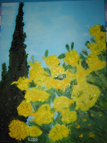 L'artiste COCO91 - les mimosas