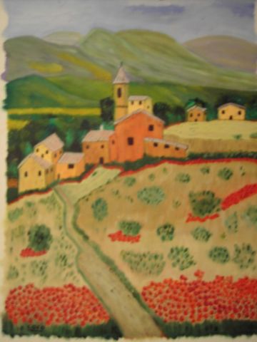 village de provence - Peinture - COCO91